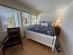 Lower level Queen bedroom with ensuite bathroom