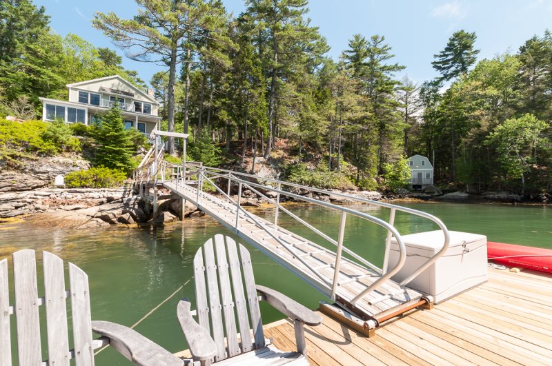 Sunset Cottage Boat House On The Water In Maine Vacation Rental