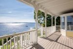 The view of the shore from the porch