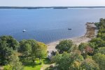 Aerial view of the property