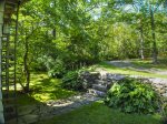 Steps from the driveway to the house