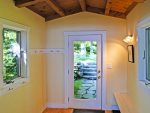 Entry mudroom from the driveway