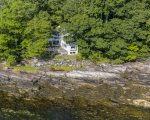 Getting down to explore tidepools or be close to the water is possible via rough stone steps built in to the retaining wall