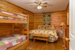 Guest Bedroom with King Bed and Bunk Bed