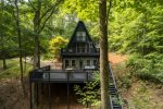 View of deck & stairs