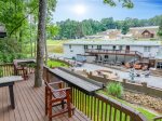 Deck Overlooks Big Foot Lodge, Perfect for a Wedding Setting