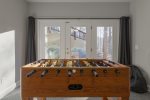 Lower Level Family Room with Smart TV & Foosball Table