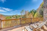 Main Level Deck Patio Table with mountain views