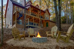 Heavenly Pines - Fully-loaded rustic getaway with hot tub, fire pit, and brand new furnishings