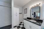 Bathroom with walk in shower