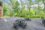 Picnic tables