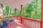 Porch with eating area 