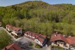 Aerial view of suites