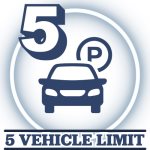 5 Vehicle Limit