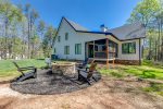 View of Fire Pit & House