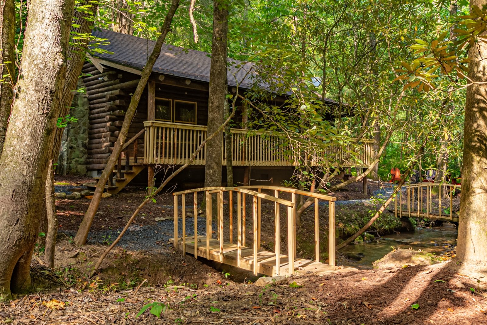 Crooked Creek Cabin Waterfront Vacation Rentals Cabin Rentals of Helen