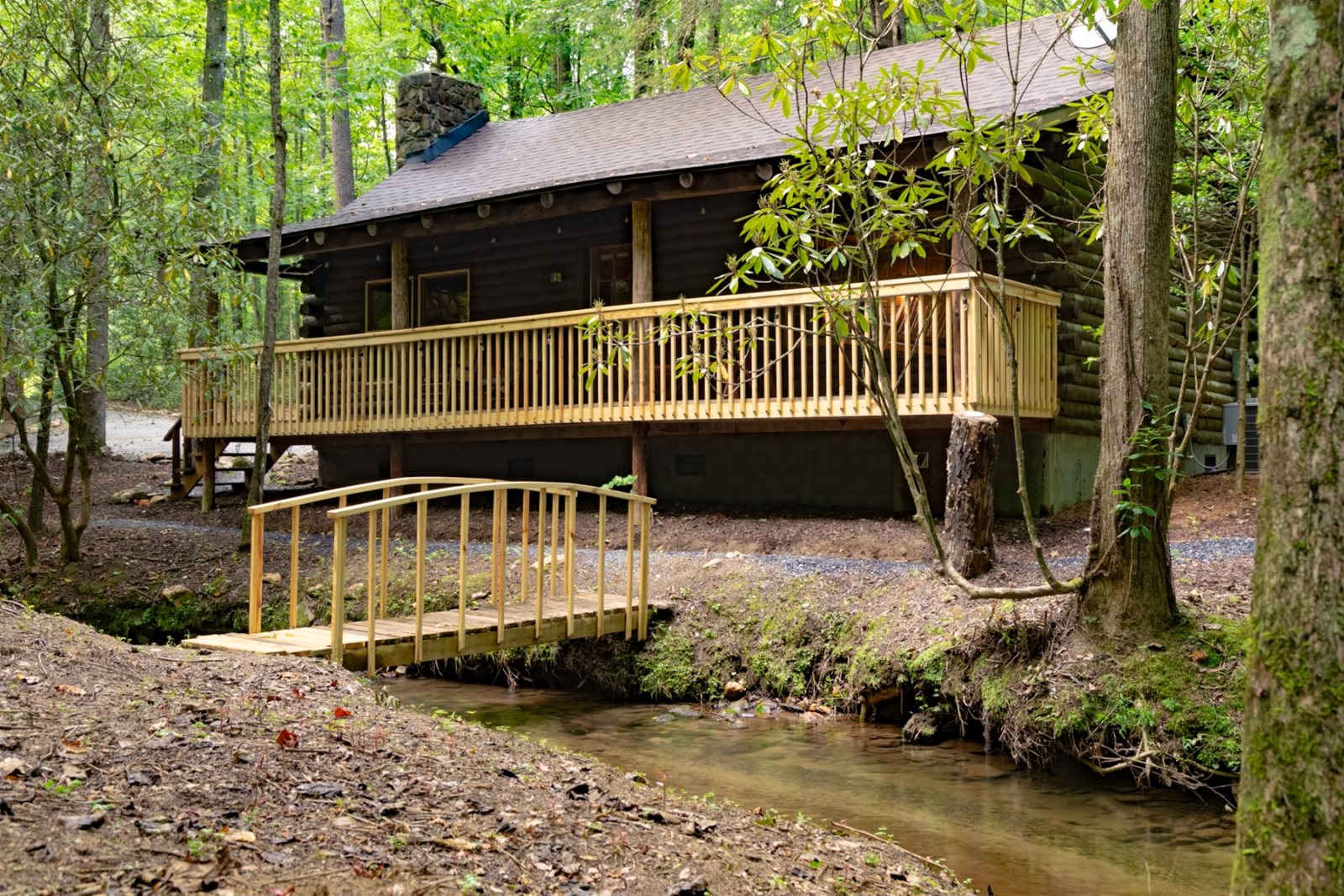 Crooked Creek Cabin Waterfront Vacation Rentals Cabin Rentals of Helen
