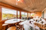 Sunroom with views