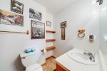 Bathroom with single vanity