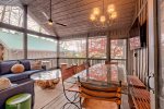 Screened in Dining Area