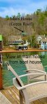 View to home from top of boat house