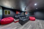 Upstairs TV/Theatre Room with Large Bean Bag Chairs