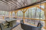 Terrace Level- Porch Swing & Dining Area