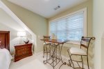 Upstairs Queen bedroom  3 - breakfast nook