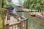 Dock area for guests 