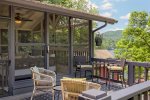 Open porch sitting area