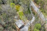 Aerial view of house