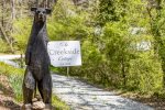 Black bear Welcome Sign