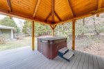 Hot tub area