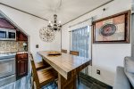 Dining area with  4 chairs 