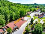 Aerial view of condos 