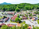 Aerial view of condos 