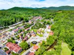 Aerial view of condos 