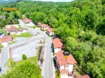 Aerial view of condos