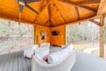 Outdoor hot tub
