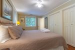 Primary bederoom has double closets and en suite bath