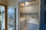 Laundry area off kitchen