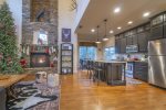Open concept living & dining