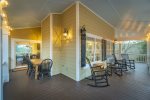 Plenty of porch sitting & dining