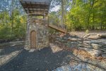 Well house and lookout tower