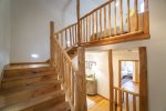 Stairs to loft and main floor