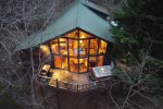 No Stress At All - Secluded & cozy cabin  with wall-to-wall windows