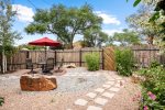 Outdoor dining area
