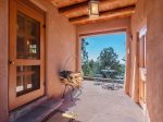 Exterior door from kitchen