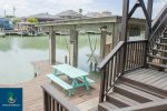 Private waterfront deck and boat lift