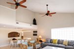 Large living and dining